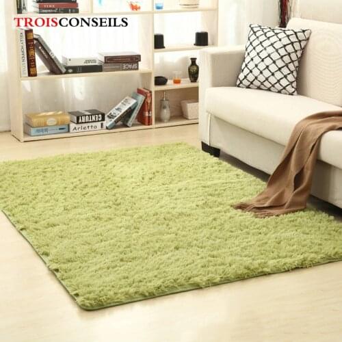 Super Soft Furry Indoor Carpet Area Rugs For Living Room Bedroom Anti-slip Floor Mat Baby Bedroom Water Absorption Carpet Rug