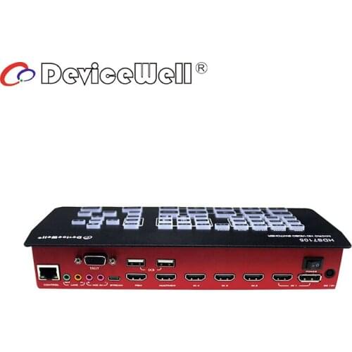 DeviceWell HDS7105-V21 Video Switcher 5-CH Video Switcher 4 1*DP SWITCHER for Video Stream HDS7105_V2021 NEW 2021 Version