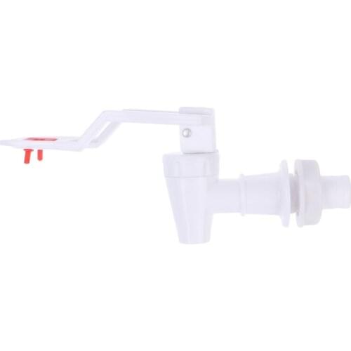 2 Pcs Water Dispenser Replacement Push Type White Plastic Tap Faucet