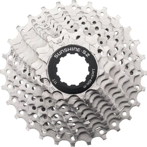 SUNSHINE Road Bike 8 9 10 11 12 Speed Velocidade 11-25T/28T/32T/34T Bicycle Cassette Freewheel MTB Sprocket for SHIMANO