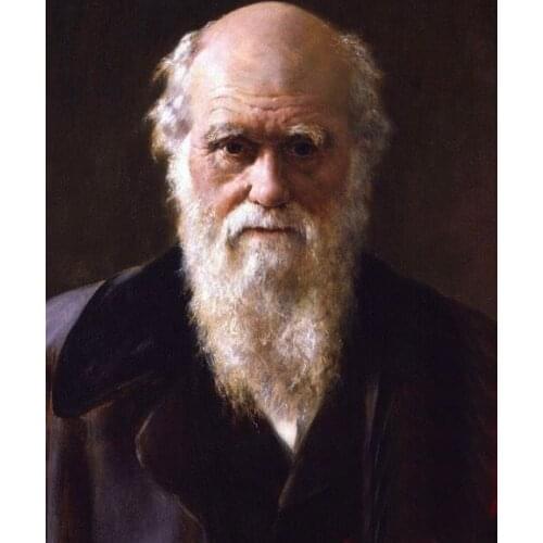 Special offer -high quality oil painting-GEOLOGIST CHARLES DARWIN # 36 inch TOP HOME Decor ART ON CANVAS -FREE SHIPPING COST