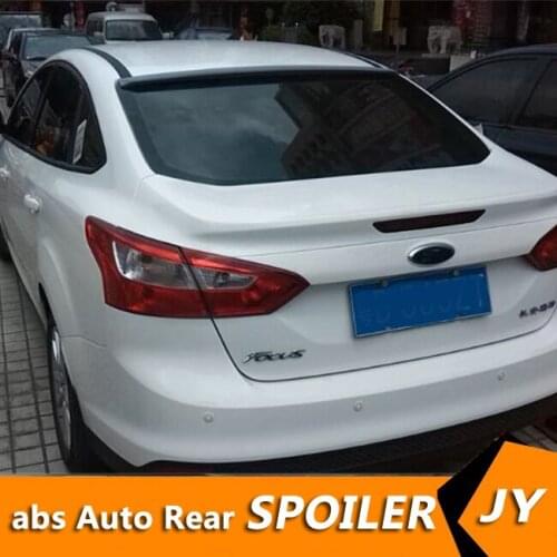 For FORD Focus Roof Spoiler 2012-2014 Focus Roof spoiler High Quality ABS Material Car Rear Wing Primer Color Rear Spoiler