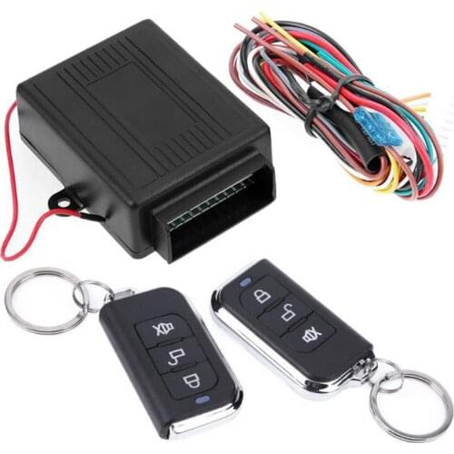 NEW-12V Universal Car Alarm Systems Remote Central Kit Door Lock Vehicle Keyless Entry System Central Locking With Remote Contro