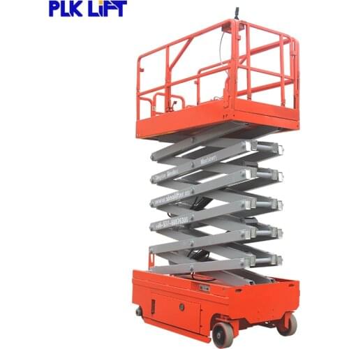 Highly Mobile Self-Propelled Electric Hydraulic Scissor Lifting Platform