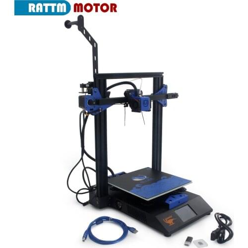 High Precision Powace 3D printer Bluer V2 & Silent Driver TMC2225 Large Size TFT Color Touch Screen 110V / 220V