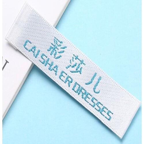1000 Pieces Customized Garment Labels Washable Cloth Woven Label OEM Main Labels Embroidered/Printed/Embossed