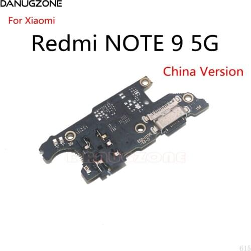 30PCS/Lot For Xiaomi Redmi NOTE 9 5G USB Charging Port Dock Plug Socket Jack Connector Charge Board Flex Cable