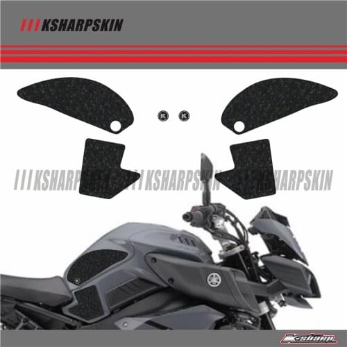 ADESIVI 3D Sticker Decal Emblem Protector Tank Pad Tank grip For YAMAHA 2017 FZ10 17-18 MT-10