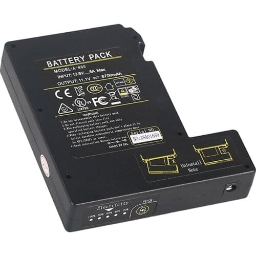 Free Shipping Comptyco A-80S Fiber Optic Welder Battery AUA A80S FS60A fusion splicer Battery