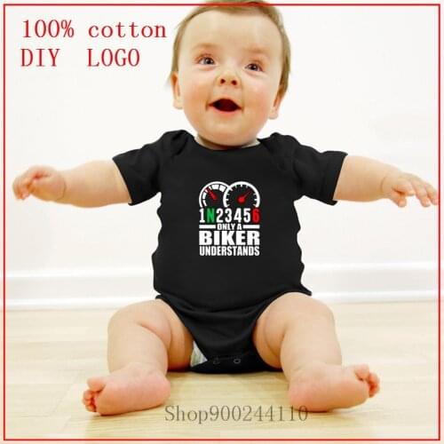 Stylish Summer Infant Newborn Baby Boys Girls Cotton Bodysuits baby 1N23456 only a biker understands white new born baby clothes