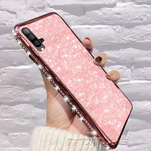 Soft Diamond Glitter Case For Huawei P30 P20 P Smart Plus Y5 Y6 Y7 Y9 Prime Pro 2019 Honor 10i 20i 20 10 Lite 8X 8C 8A 8S Cover