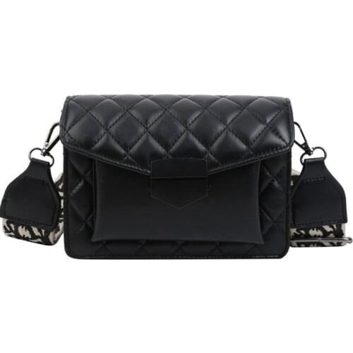 Wild Handbags for Women 2021 New Bags Women Fashion Wide Shoulder Strap Messenger Bag Purse Simple Shoulder Crossbody Bags Bolsa