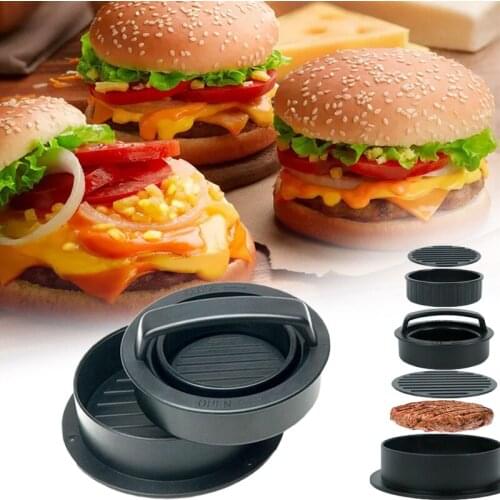 Hamburger Maker Hamburger Press Round Shape Non-Stick Chef Cutlets Hamburger Meat Beef Grill Burger Press Patty Maker Mold
