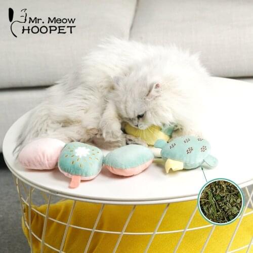 Hoopet Cat Chew Toys Fruit Shaped Sound Puppy Chew Toys Interactive Pet Toys