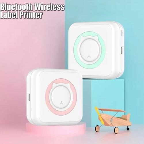 Pocket Thermal Printer Portable Mini Wirelessly BT Connect 200dpi Photo Label Memo List Printing Wireless Printer Clearly
