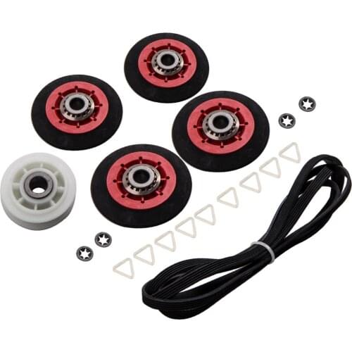 Clothe Dryer Repair Kit Pulley 27'' Belt For Maytag KitchenAid for Whirlpool Kenmore YMED3500FW0 92826102 4392067
