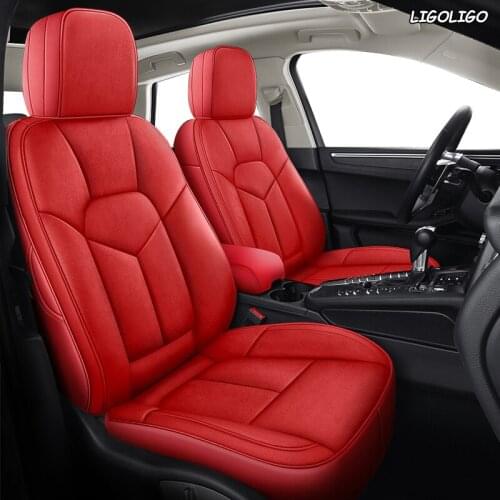 LIGOLIGO Custom Leather car seat cover set For BORGWARD BX7 BX5 BXi7 BX6 BMW z4 E85 E86 Automobiles Seat Covers cars styling