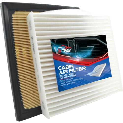 Bi-Trust Engine & Cabin Air Filter Set for Toyota Prius V L4 1.8L/Toyota RAV4/Lexus NX300H/Lexus CT200H