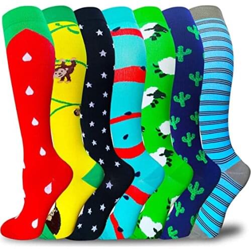 Compression Stockings Men Women Crossfit Golfs For Running Anti-slip Outdoor Sports Compress Nursing Varicose Veins Anti Fatigue