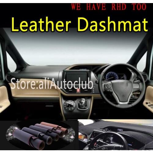 For Toyota Noah G Voxy ESQUIRE R80 2015 -2020 2021Leather Dashmat Dashboard Cover Dash Mat Carpet Car Styling Auto Accessories