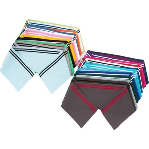 Summer Thin Stretch Knitted Rib Fabric Nackline cuffs School Uniform T-shirt Material