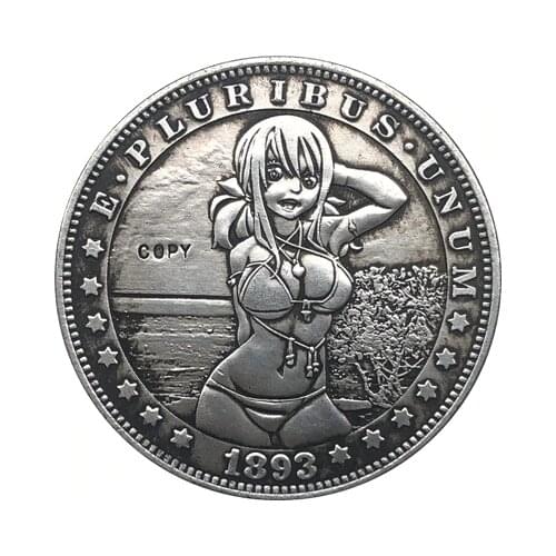 Hobo Nickel 1893-S USA Morgan Dollar COIN COPY