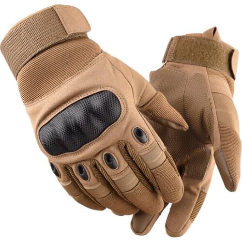 Touchscreen PU Leather Motorcycle Full Finger Gloves Protective Gear Racing Pit Bike Riding Motorbike Moto Motocross Enduro 2021