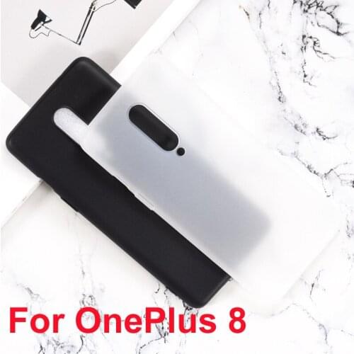 For OnePlus 8 Silicon Case Soft TPU Mobile Phone Back Case Cover For Oneplus 1+ 8 Funda Capa Protective Cover 6.55" Coque