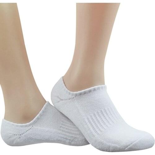 Invisible Sock Slippers Quick-Dry Deodorization Non-Slip Short Socks Pure Cotton Thicken Running Gym Men Woman L2020JXG