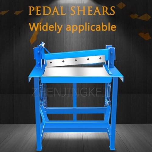 Pedal Type Shears Machine Manual Presser Foot Step On Slice Tool Copper Iron Aluminum Skin Stainless Steel Cut Four Sided Blade
