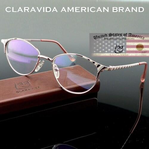 Titanium Alloy Frame Fashion Pink Ladies Women Luxury Reading Glasses +0.75 +1.00 +1.25 +1.5 +1.75 +2.00 +2.25 +2.5 +2.75 To+4