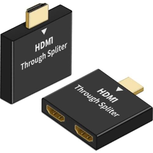 New good qualtiy HDM compatible spliter HD 1 out 2 in extension converter for video Computer to Big screen connector