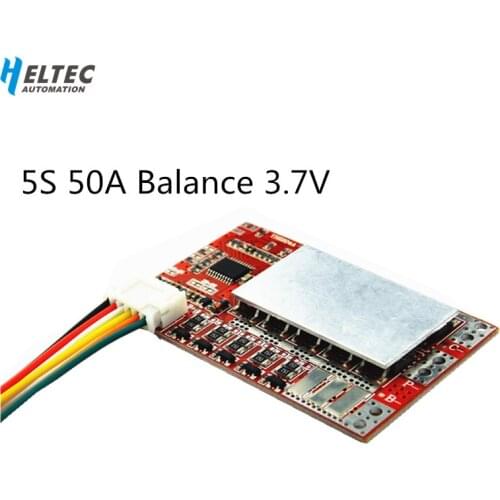 5S 50A BMS Board/ 55A 3.7V Lithium battery protection board/3.2V iron phosphate/LiFePO4 battery BMS board with Balance