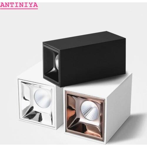 Dimmable LED Ceiling light down light 8W 12W No opening LED Spot light decoration Ceiling lamp AC110-220V LED downlight