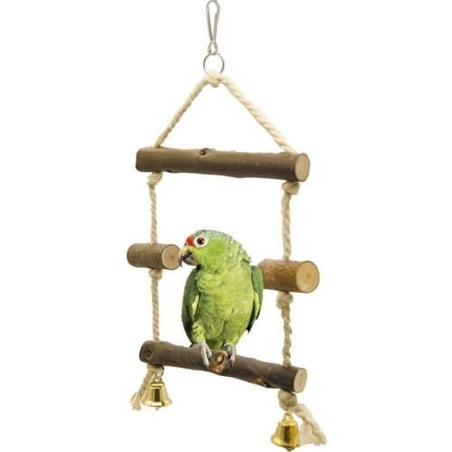 Traumdeutung Bird Toy Parrot Bell Accessories Love Swing Conure Stand Budgie For Parakeet Supplies Cage Decoration jouet oiseau