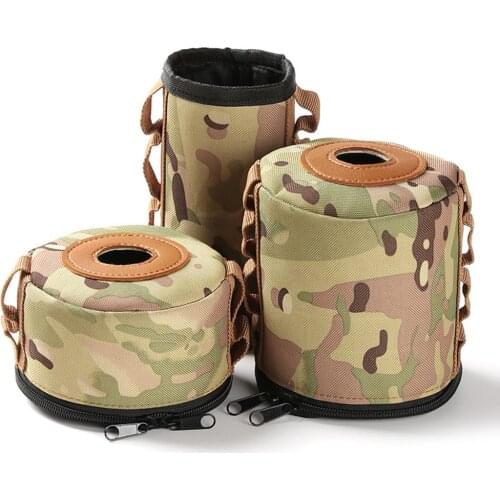Outdoor Camping Gas Tank Case Fuel Anti-Fall Gasoline Canister Protective Cover Air Bottle Wrap Sleeve Camping Picnic Accessorie