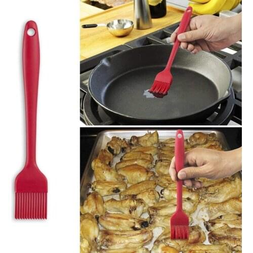 6 pcs High-quality silicone kitchenware cookie cake cream scraper baking tool spatula brush practical kitchen set