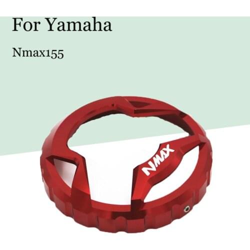 For Yamaha Nmax155 CNC Accessories Motorcycle Fuel Tank Cap Modification Electric Door Lock Cover Fuel Tank Switch Cover