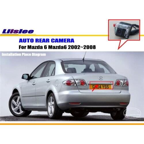 Car Rear view Camera For Mazda 6 GG1 2002-2012 GG GY wagon CCD Night Vision Reversing Camera license plate CAM backup
