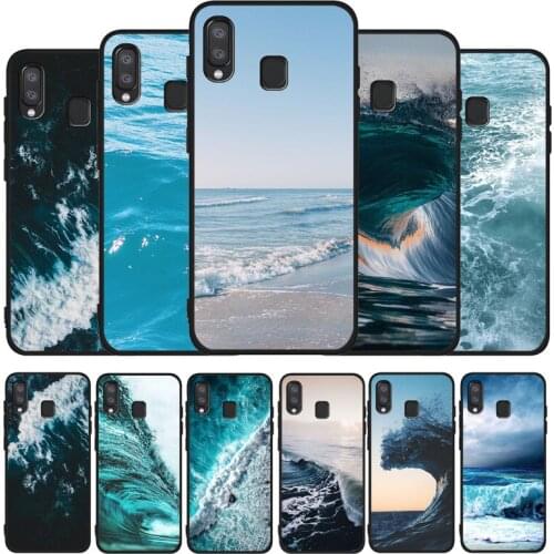 Blue Sea Wave phone Case For Samsung A10 A20E A30 A40 A50 A60 A70 M10 M20 M30S M40 A01 A21 A31 A51 A71 4G Cover