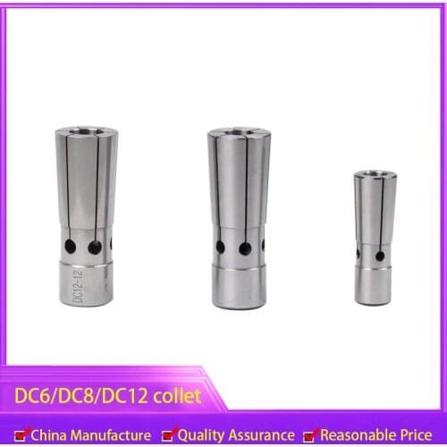 DC slim 0.003 lathe 2.5 DC6 DC8 DC12 chuck/pull back collet/high precision collet dc collet dc06 08 12 chuck 3.175mm 4mm 6mm 8mm