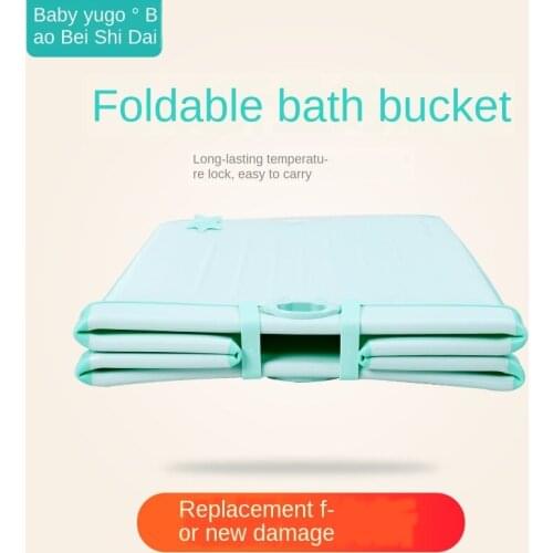 Infant Bath Tub Children Foldable Bath Bucket Large Size Household Box Baby Bathtub Bath Barrel Bath Bucket
