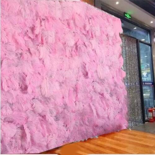 15-40cm Long New Store Decoration Pomotion Activities Ostrich Feather Wall Party Photo Props For Guests 100pcs lot