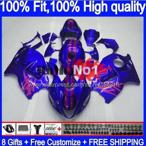 Injection For SUZUKI GSXR 1300 Hayabusa 2008 2013 2014 2015 2016 30MC.219 GSXR-1300 GSXR1300 08 13 14 15 16 Fairing Blue Pink