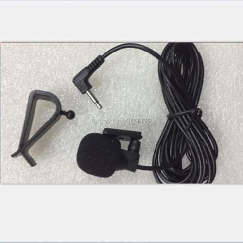 Linhuipad Free Shipping 3.5mm mono Microphone Mic 3.5mm For Car Vehicle Stereo Radio GPS DVD Bluetooth Enabled 3m cord length