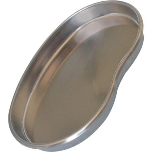 Medical Stainless Steel Kindeny Bowl Curved Trays Dental Tool Surgical Use Size 21.5*14*2 cm Health Care Tool