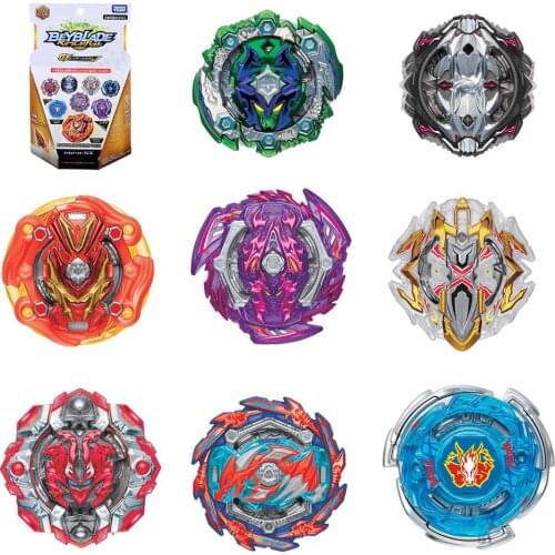8Pcs B140 Battle Burst Metal Fusion High Performance Battling Top Gyro Toy Set With Random Booster For Kids Classic Fidget Toys