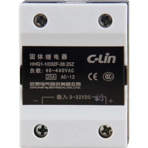 Single-phase solid state relay HHG1-1/032F-38-22 25Z(25A) SSR-25DA
