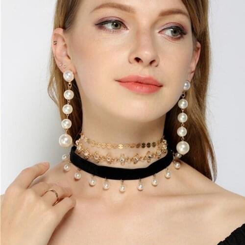 Simple Star choker necklaces & pendants accessories Fine jewelry chain necklace Vintage chocker womens clothing accessories