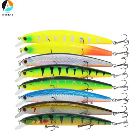 AI-SHOUYU 1PCS 1pcs New Big Minnow Fishing Lures 13cm/20g Suspending Hard Bait Crankbaits Isca Sea Wobbler Swimming Baits